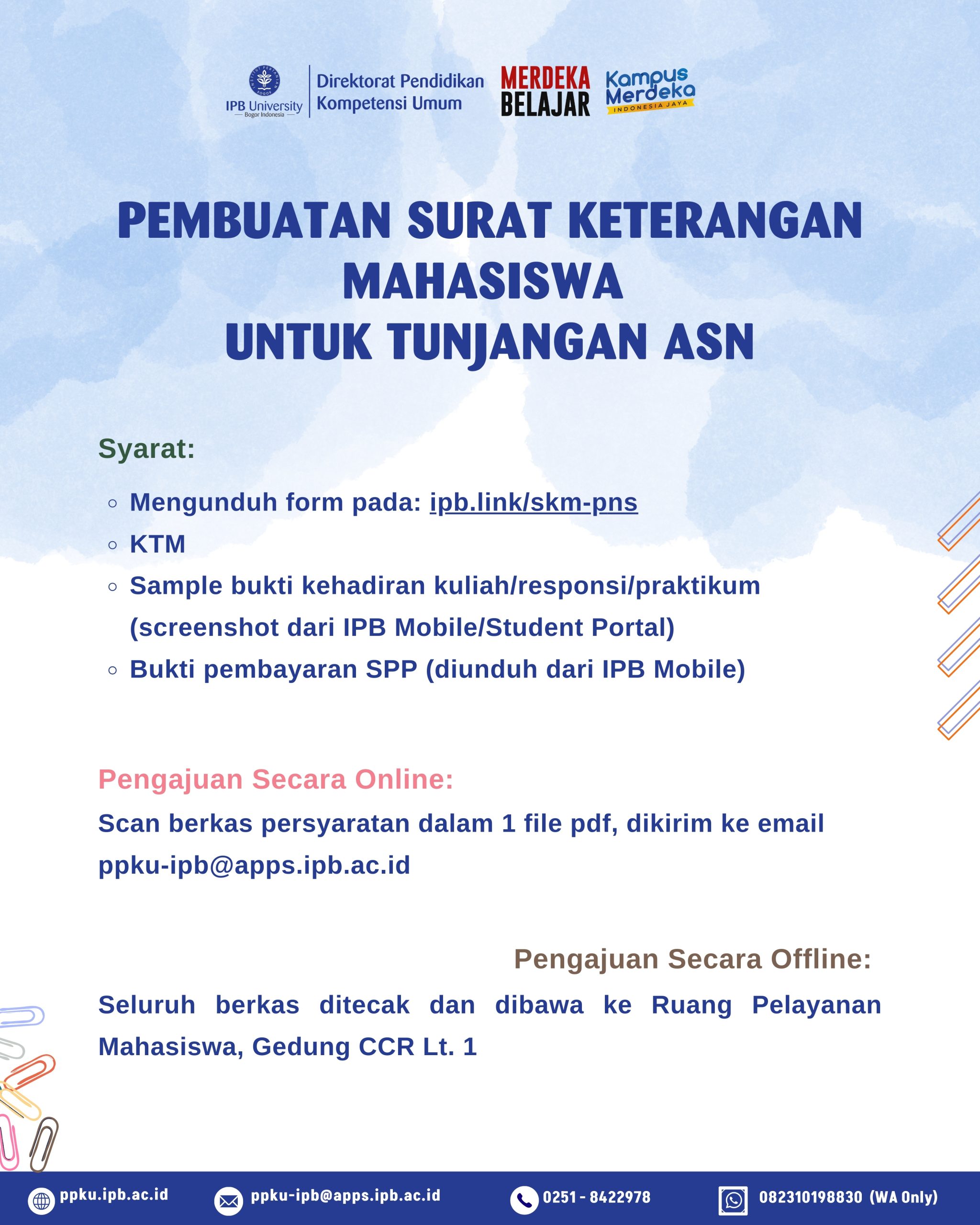 Surat Keterangan Aktif Kuliah untuk Tunjangan Keluarga ASN